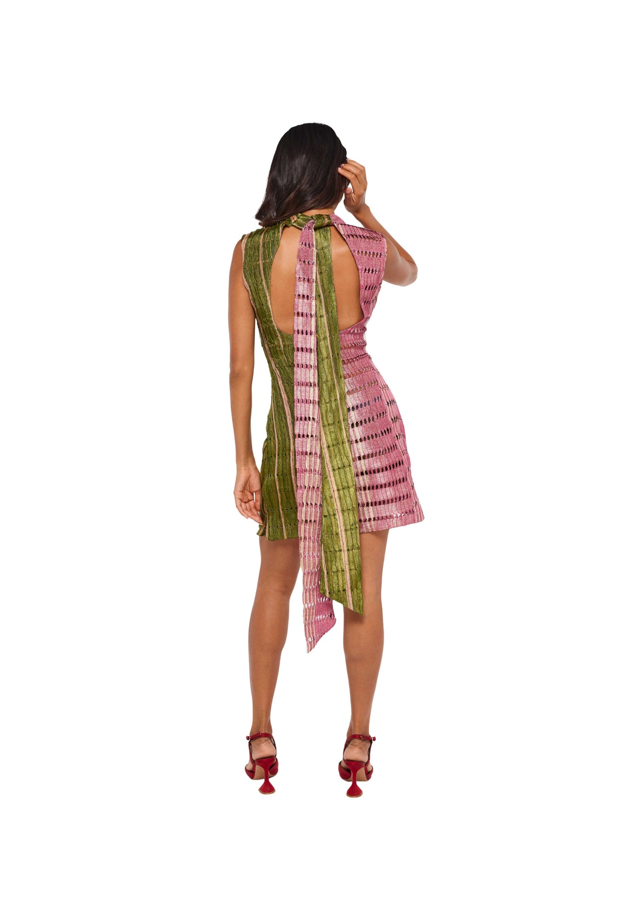 Novice Dress in Guava