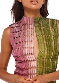 Novice Dress in Guava